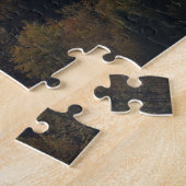 Puzzle Forme de coeur dans une forêt en Slovénie (Côté)