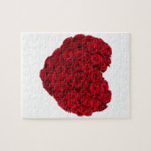 Puzzle Forme rose de coeur (Horizontal)