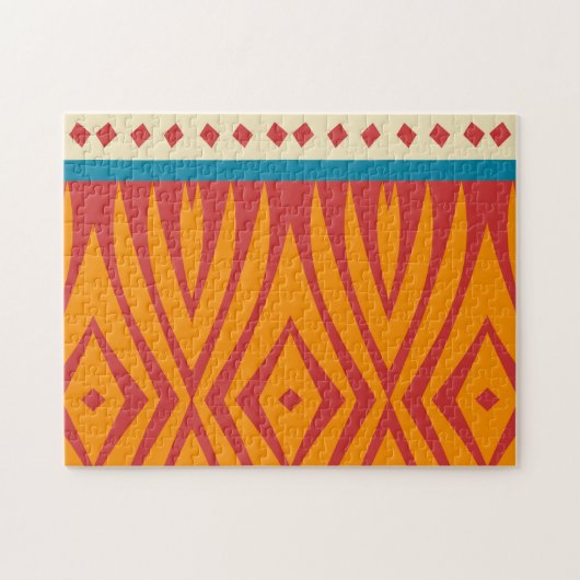 Puzzle Formes dans de rétros couleurs (Horizontal)