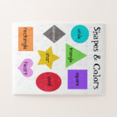 Puzzle Formes et couleurs de la maternelle Graphique Puzz (Horizontal)