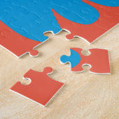 Puzzle Formes géométriques Abstraites colorées (Côté)