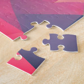 Puzzle Formes géométriques abstraites colorées ajouter un (Côté)