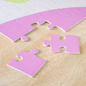 Puzzle Formes géométriques abstraites pastel ajouter nom (Côté)