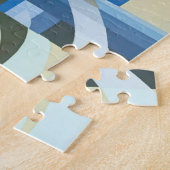 Puzzle Formes géométriques Art Déco Pochoir Jazz vintage (Côté)