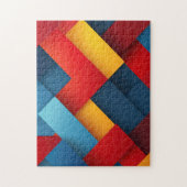 Puzzle Formes géométriques aux couleurs vives (Vertical)