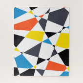 Puzzle Formes géométriques colorées, fraîches, à la mode, (Vertical)