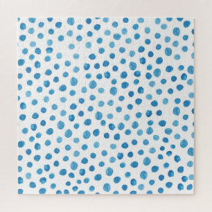 Puzzle Formes géométriques contemporaines aquarelle.