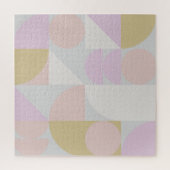 Puzzle Formes géométriques modernes Motif en Hiver Pastel (Vertical)