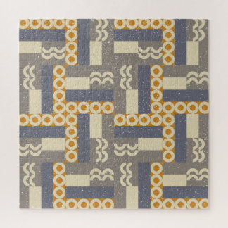 Puzzle Formes géométriques rétro, motif moderne