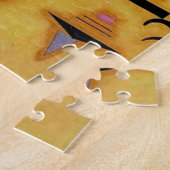 Puzzle Formes géométriques roses et incisives Abstraites  (Côté)