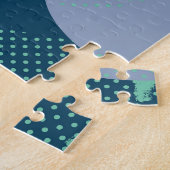 Puzzle Formes géométriques : style coloré Memphis (Côté)