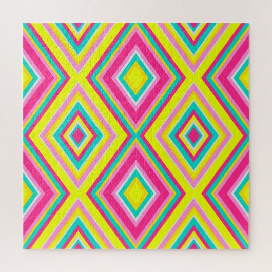 Puzzle Formes modernes géométriques Triangles Motif (Vertical)