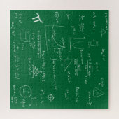 Puzzle Formules et équations mathématiques vertes (Horizontal)