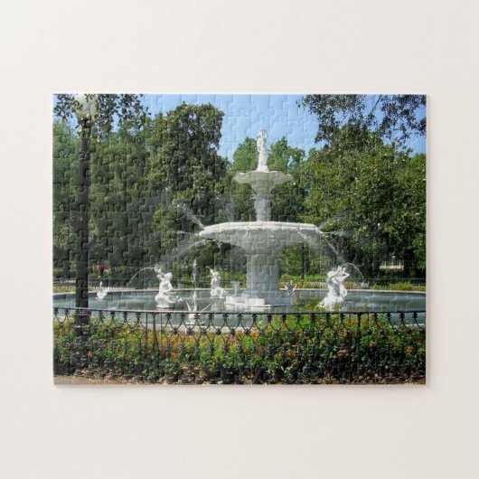 Puzzle Forsyth Park Fontaine Savannah GA (Horizontal)