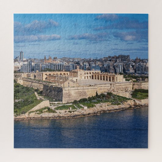 Puzzle Fort Manoel et Sliema de La Valette, Malte (Vertical)