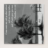 Puzzle Fort Myers Beach Matthew 11:28 Inspirational (Vertical)