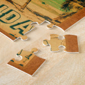 Puzzle Fort Myers Beach Retro Floride Retro Souvenir 80s (Côté)