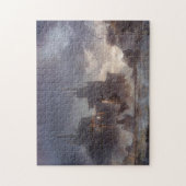 Puzzle Forteresse future Eau de Mer Nuages Pluie Nature S (Vertical)