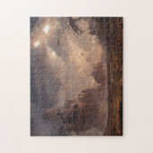 Puzzle Forteresse future Eau de Mer Nuages Pluie Nature S (Vertical)