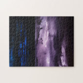 Puzzle Foudre pourpre la nuit (Horizontal)
