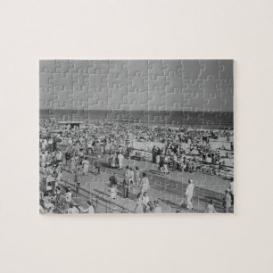 Puzzle Foule sur la plage