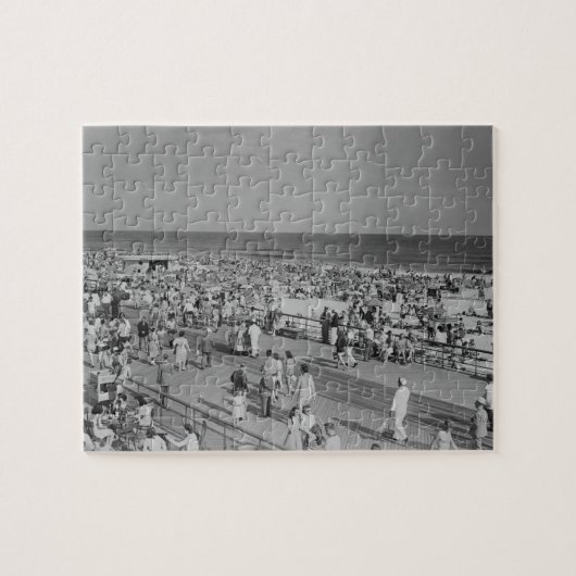 Puzzle Foule sur la plage (Horizontal)