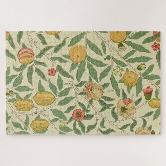 Puzzle Four Fruit, William Morris (Horizontal)