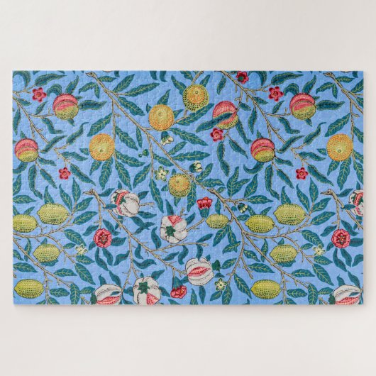 Puzzle Four Fruit, William Morris (Horizontal)