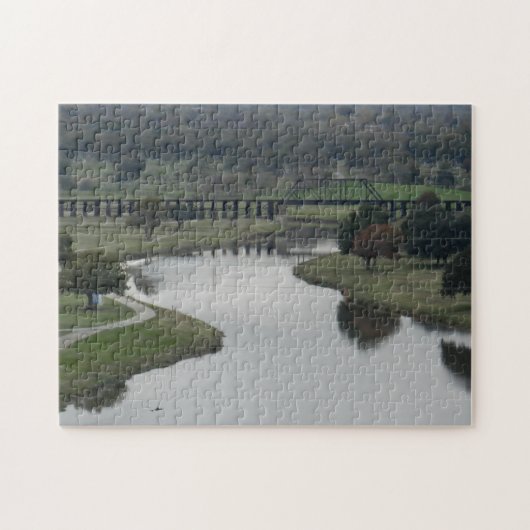 Puzzle Fourche ouest de la rivière Trinity, Fort Worth, T (Horizontal)