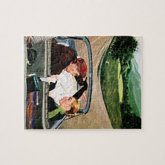 Puzzle Fourche sur la route (Horizontal)