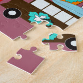 Puzzle Fourgons hippies surfants sans valeur de plage de (Côté)