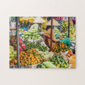 Puzzle Fournisseurs sur le marché des légumes (Horizontal)