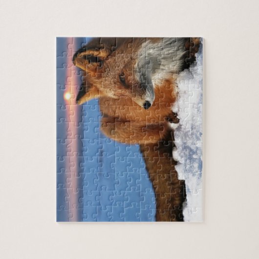 Puzzle Fox (Vertical)