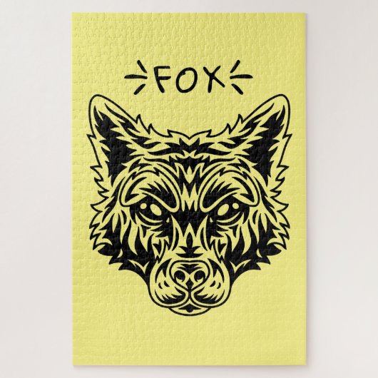 Puzzle Fox (Vertical)
