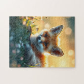 Puzzle Fox au coucher du soleil (Horizontal)