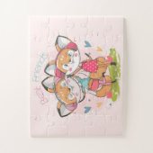 Puzzle Fox Best Friends (Vertical)