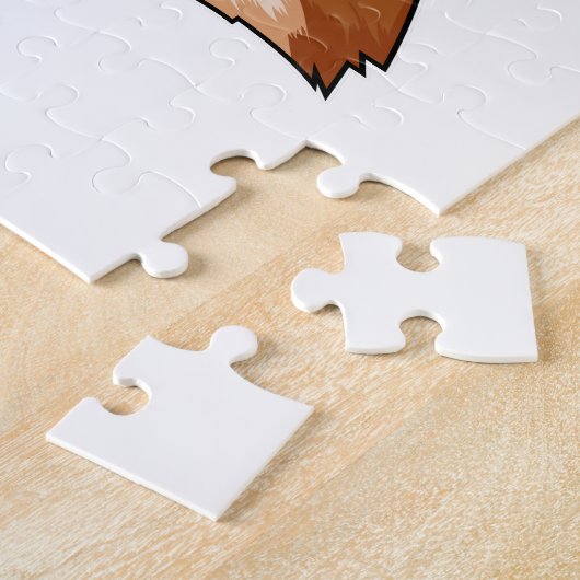 Puzzle Fox comme Cowboy avec Casquette (Côté)