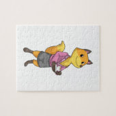 Puzzle Fox comme secrétaire de la Coupe du café (Horizontal)