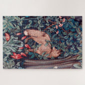 Puzzle Fox dans la forêt, William Morris (Horizontal)