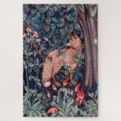 Puzzle Fox dans la forêt, William Morris (Vertical)