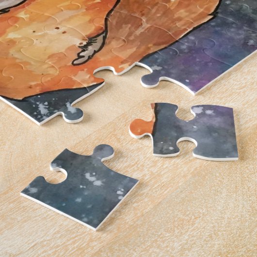 Puzzle Fox d'étoile (Côté)