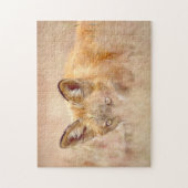 Puzzle Fox en Grass étonnant petit (Vertical)