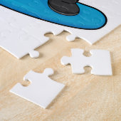 Puzzle Fox en Snowboard avec Snowboard (Côté)