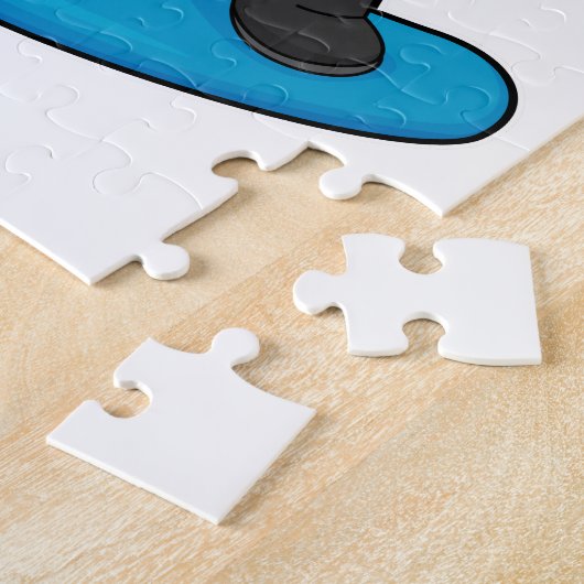 Puzzle Fox en Snowboard avec Snowboard (Côté)