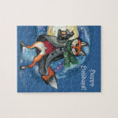 Puzzle Fox Lanterne de vacances (Horizontal)