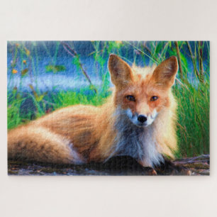 Puzzle Fox rouge