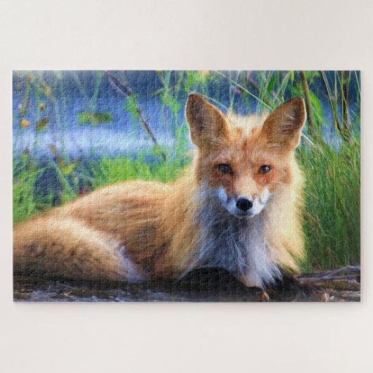 Puzzle Fox rouge (Horizontal)