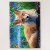 Puzzle Fox rouge (Vertical)