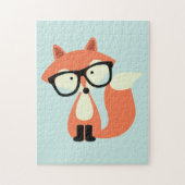 Puzzle Fox rouge de hippie mignon (Vertical)