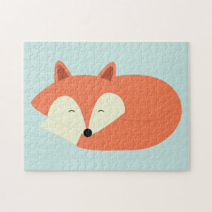 Puzzle Fox rouge somnolent